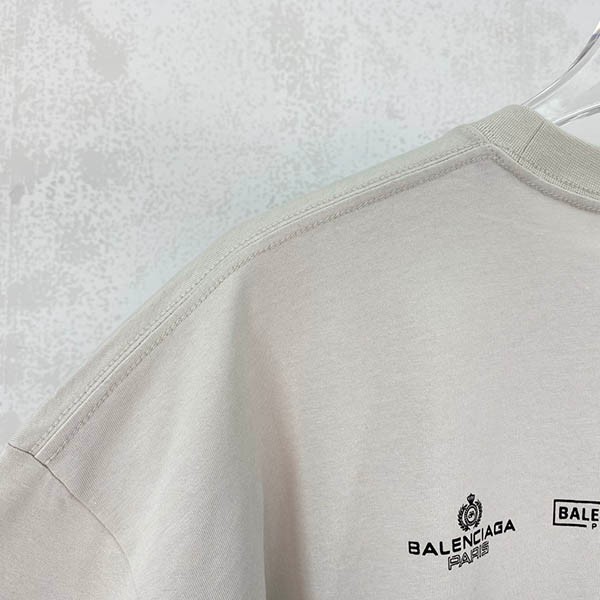【バレンシアガ コピー】ARCHIVES LOGOS Tシャツ オーバーサイズ 2色 712398TNVQ79784最高級