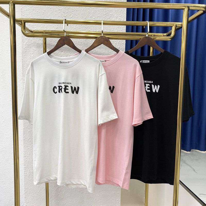 大人気！バレンシアガ CREWロゴ Tシャツ 偽物 ホワイト baa41967品質保証