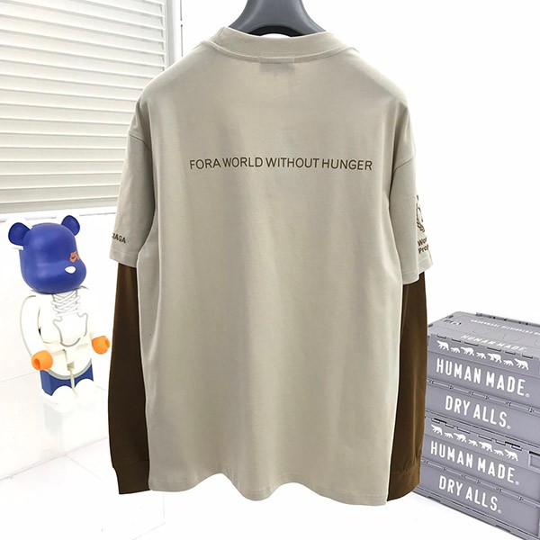 大人気!!新色 バレンシアガ コピー WFP DOUBLE SLEEVES Tシャツ 3色 baa62856最高級