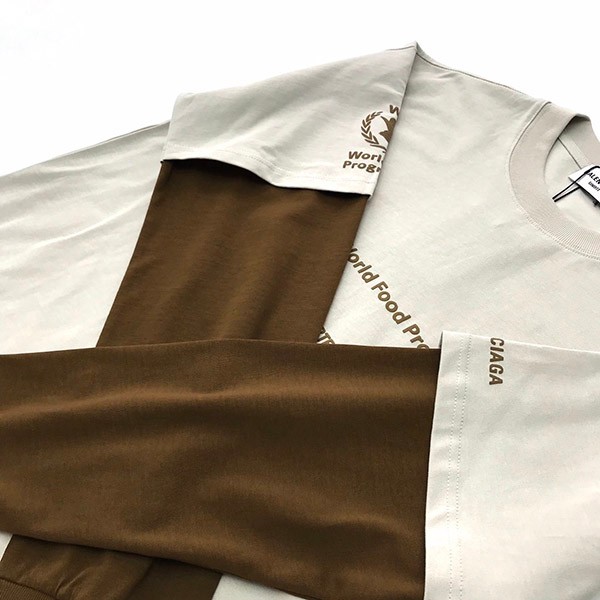 大人気!!新色 バレンシアガ コピー WFP DOUBLE SLEEVES Tシャツ 3色 baa62856品質保証
