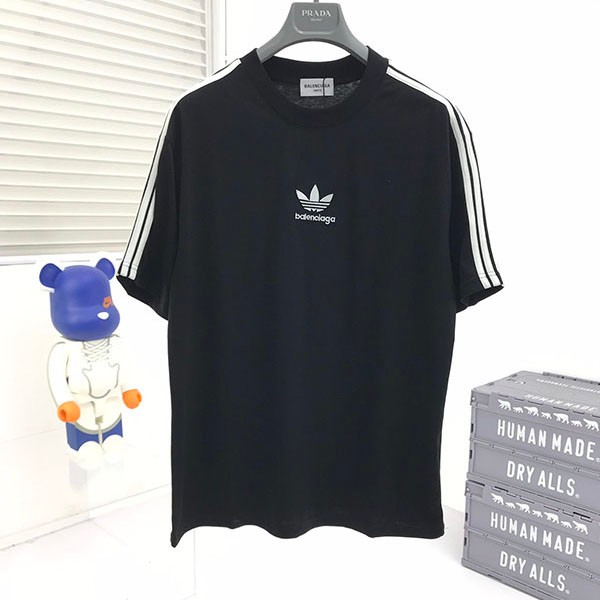 コラボ★バレンシアガ×アディダス Tシャツ 偽物オーバーサイズ baa86066