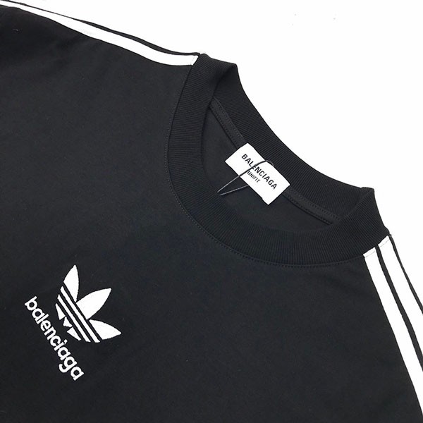 コラボ★バレンシアガ×アディダス Tシャツ 偽物オーバーサイズ baa86066激安送料無料
