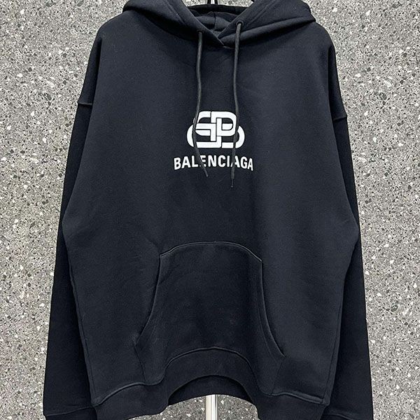 n級 おすすめ バレンシアガ ロゴ入りフードパーカー 偽物 bab37648品質保証