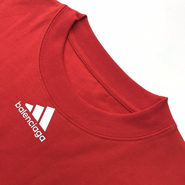 累積売上総額第１位！バレンシアガ アディダス 偽物 Tシャツ メンズ bab98301激安送料無料