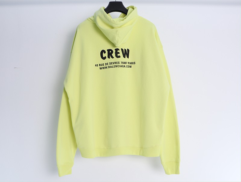 世界中で大人気♪バレンシアガ パーカー コピー CREW ミディアムフィットフーディー bad84810激安送料無料