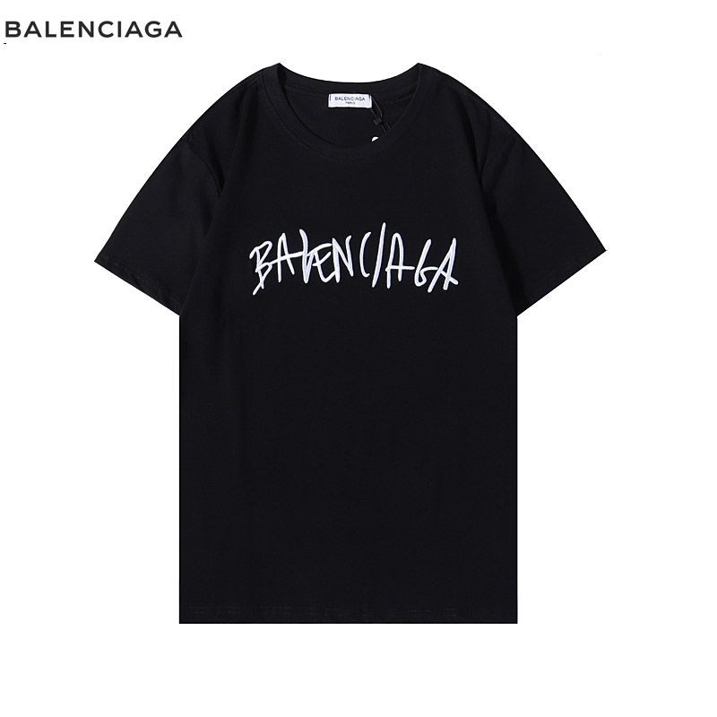 完売必至バレンシアガ クルーネックロゴ Tシャツ スーパーコピー 2色 bae25524通販