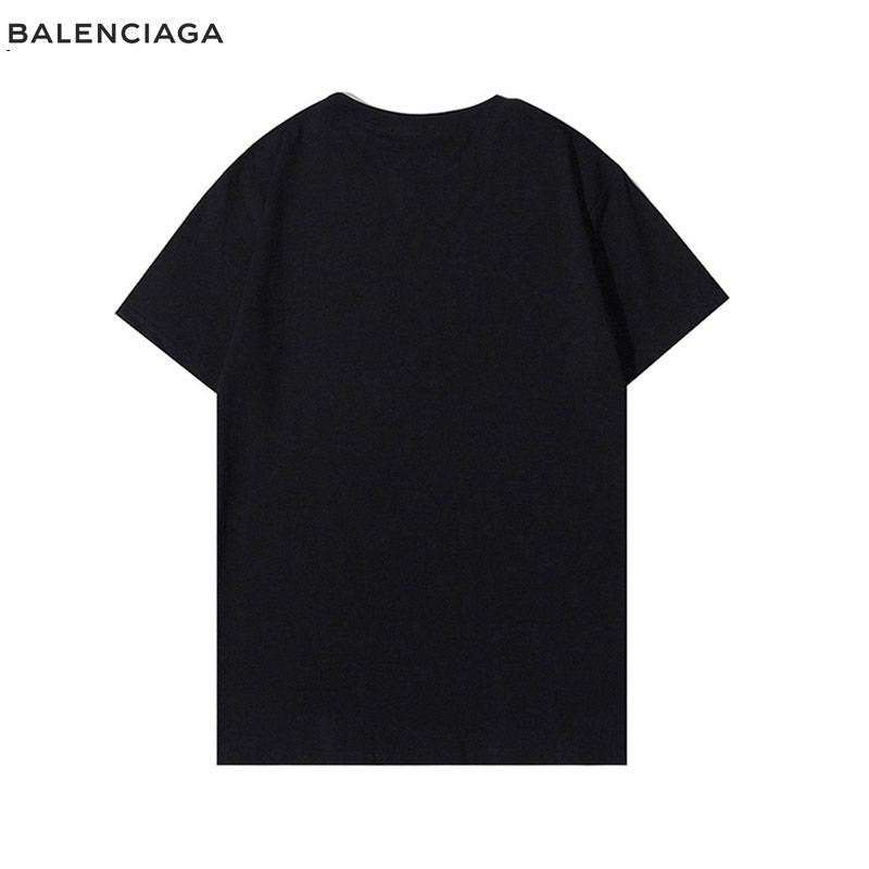完売必至バレンシアガ クルーネックロゴ Tシャツ スーパーコピー 2色 bae25524激安送料無料