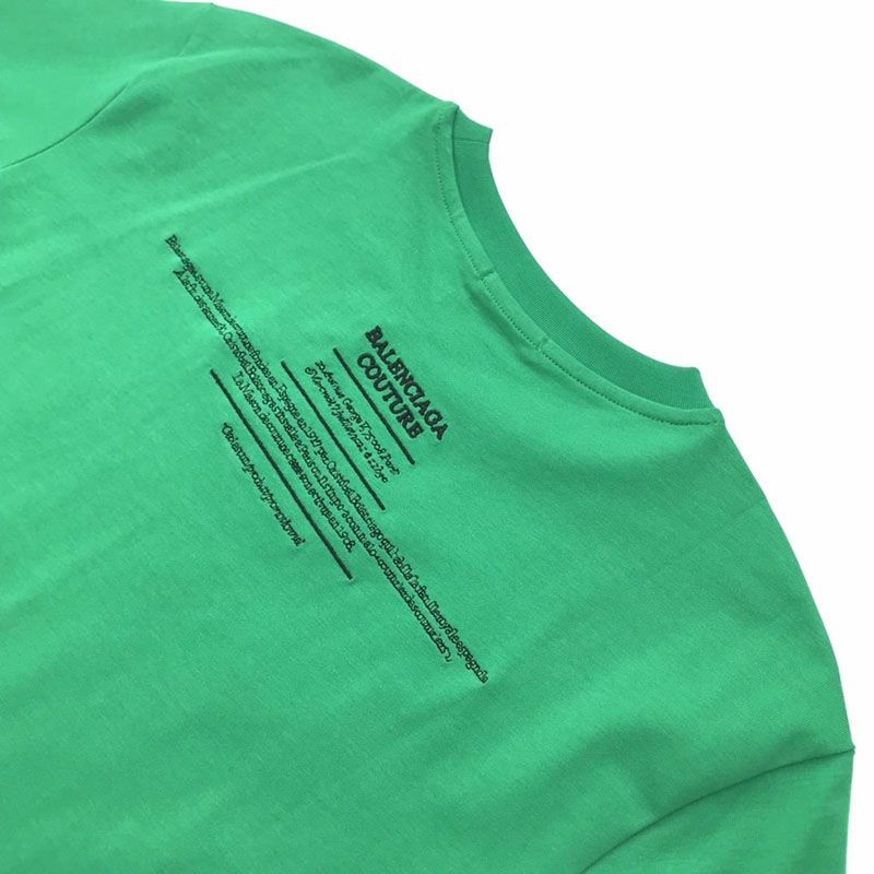 人気No1【バレンシアガ】コピー ロゴ入りコットンTシャツ bae75219最高級