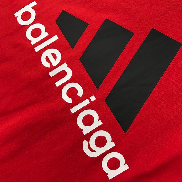 争奪戦 コラボ★バレンシアガ×アディダス Tシャツ オーバーサイズ bae78909高い品質