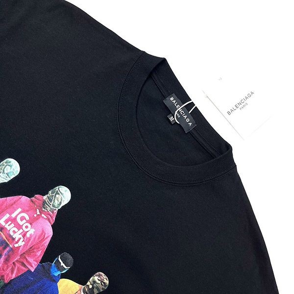 人気No1 バレンシアガ  Tシャツ 偽物 コットン 半袖 bae83761高い品質