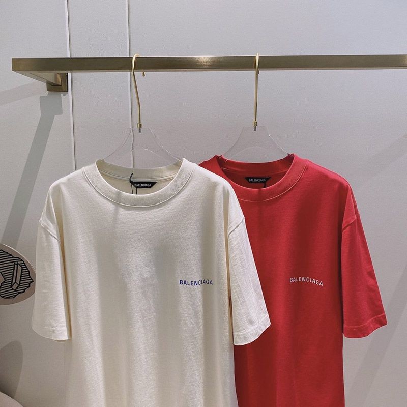 ★日本!!人気！バレンシアガ LOGO Tシャツ 偽物 2色 bae96930激安送料無料