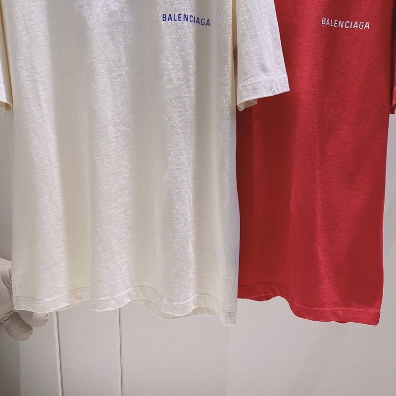 ★日本!!人気！バレンシアガ LOGO Tシャツ 偽物 2色 bae96930人気