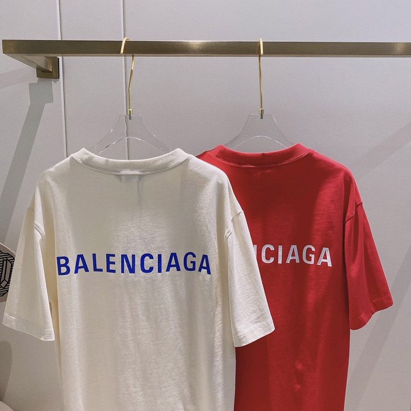 ★日本!!人気！バレンシアガ LOGO Tシャツ 偽物 2色 bae96930最高級