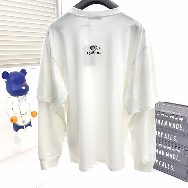 新作 バレンシアガ 偽物 SPORTY B DOUBLE SLEEVES Tシャツ 2色 baf47498人気