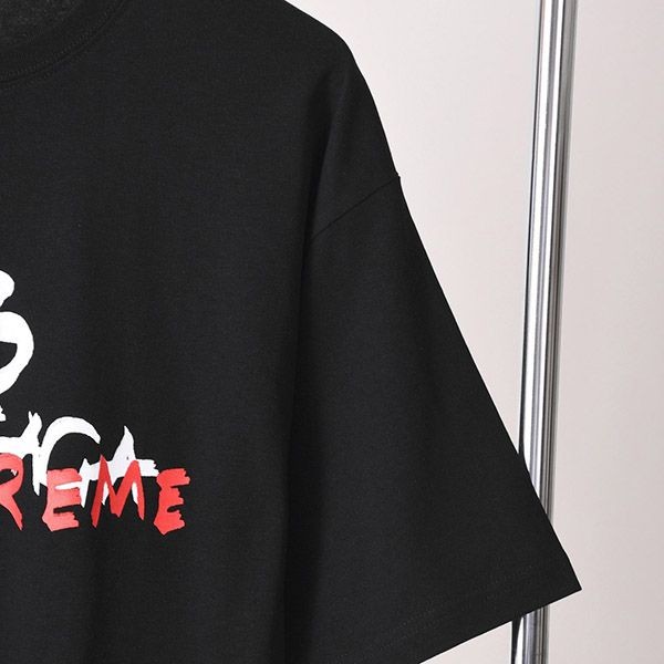 バレンシアガ シュプリーム コラボ 偽物 ロゴ Tシャツ baf82873高い品質