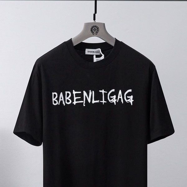 使い勝手良しバレンシアガ メンズ LOGO ミディアムフィット Tシャツ パロディ baf97377通販