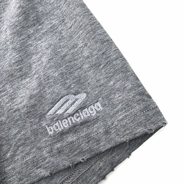 セール新作 バレンシアガ グレー ロゴTシャツ 偽物 bag52860高い品質