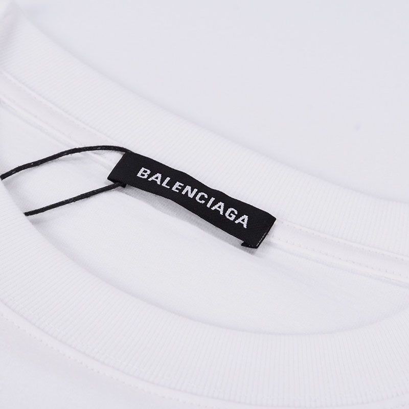 大人気【バレンシアガ】ロゴ入りコットンTシャツ 偽物 bag75181高い品質