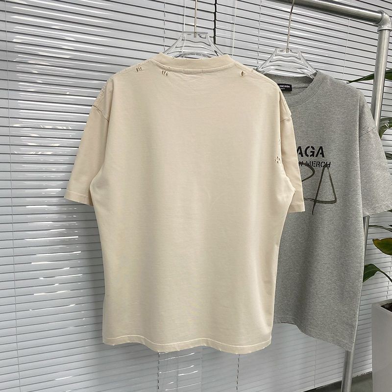 世界中で大人気♪【バレンシアガ】ロゴ入りコットン コピー Tシャツ bag80455通販