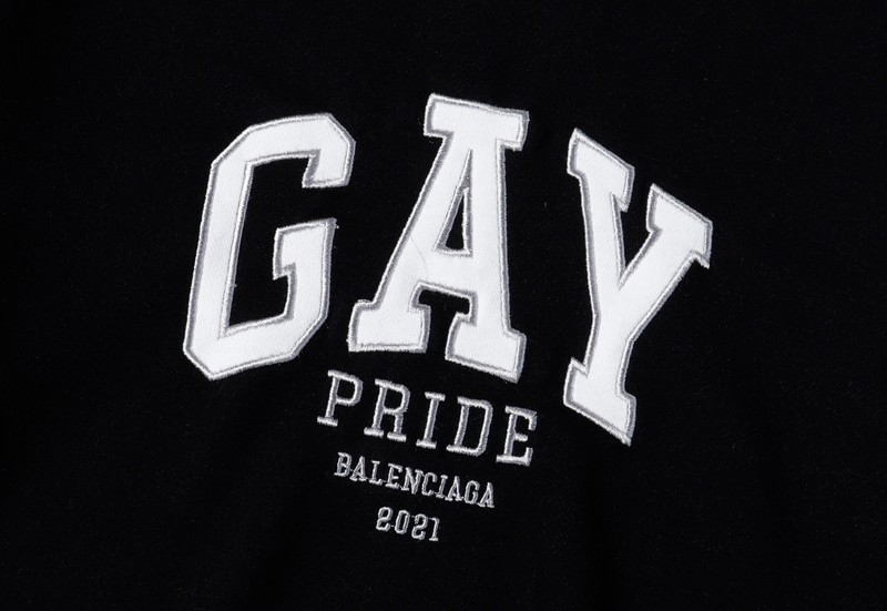 可愛い【バレンシアガ パーカー コピー】GAY PLIDE オーバーサイズ ロゴ bag93949最高級