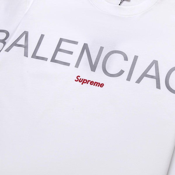 稀少 バレンシアガ シュプリーム 偽物 ロゴ Tシャツ bah42568人気
