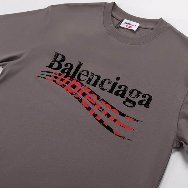 バレンシアガ シュプリーム 偽物 キャンペーン ロゴ プリント Tシャツ bah83600人気