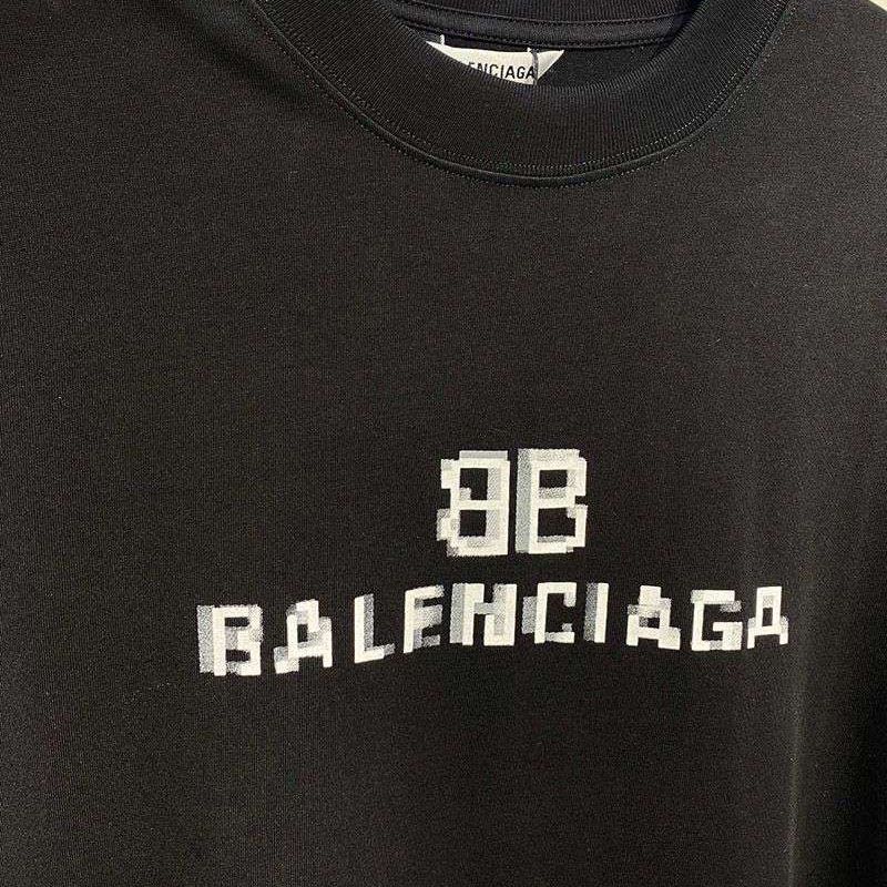 22AWバレンシアガ BB PIXEL コピー ミディアムフィット Tシャツ bai08402通販