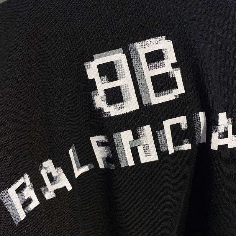 22AWバレンシアガ BB PIXEL コピー ミディアムフィット Tシャツ bai08402激安送料無料