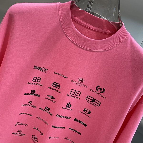 n級 おすすめバレンシアガ コピー ロゴ オーバーサイズ Tシャツ 半袖 bai64253通販