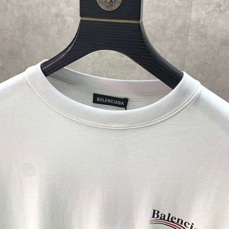 春もの新作バレンシアガ 偽物 POLITICAL CAMPAIGN REGULAR FIT Tシャツ ホワイト bai93248高い品質