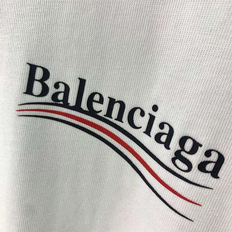春もの新作バレンシアガ 偽物 POLITICAL CAMPAIGN REGULAR FIT Tシャツ ホワイト bai93248最高級
