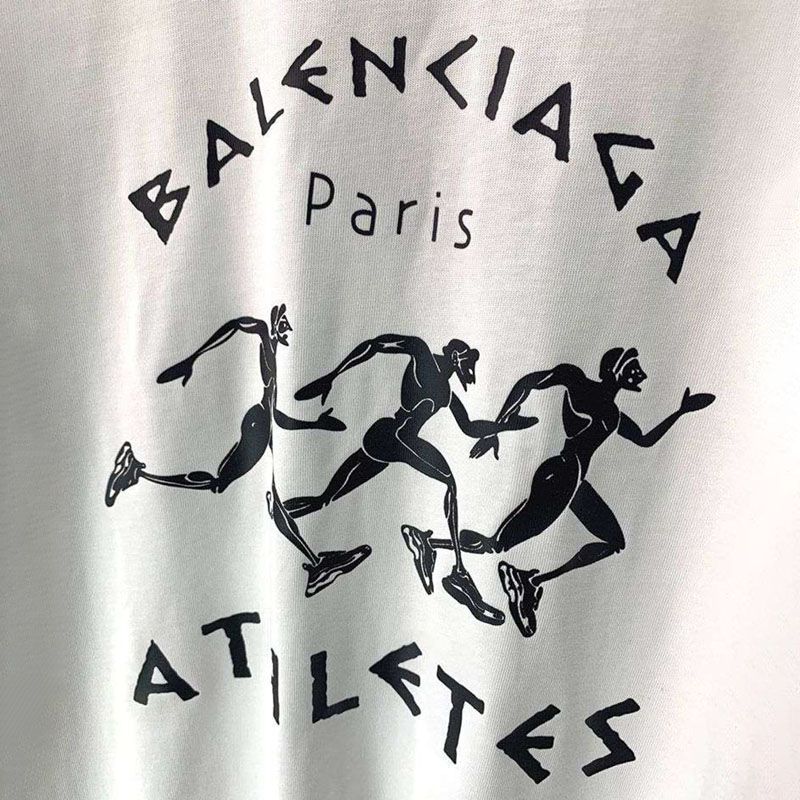 ★日本!!人気！バレンシアガ athletes Tシャツ コピー ホワイト bai93322最高級