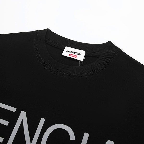 一目惚れ♪バレンシアガ シュプリーム ロゴ Tシャツ 偽物 baj39515激安送料無料