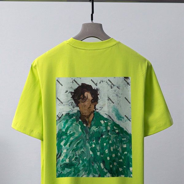 争奪戦バレンシアガ コピー メンズ LOGO ミディアムフィット Tシャツ baj44776高い品質