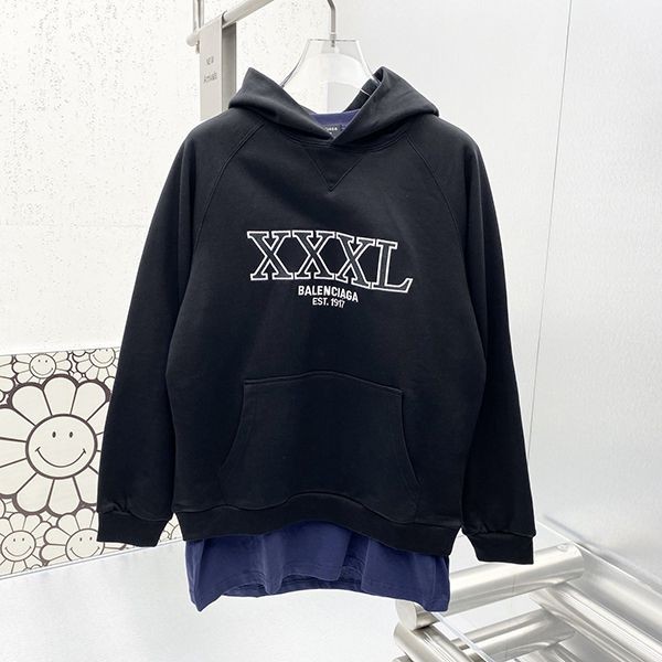 入手困難 バレンシアガ XXXL ロゴ フリース フーディ コットン コピー 2色 baj68857通販