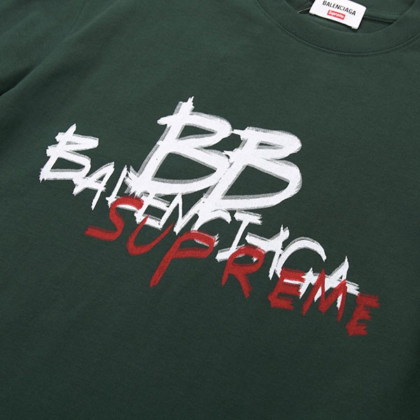 ☆超人気☆バレンシアガ シュプリーム BBロゴ Tシャツ 偽物 bak02045人気