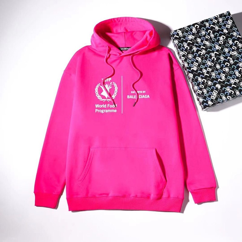 バレンシアガ 偽物 WFP フーディ ピンク パーカー bak63653