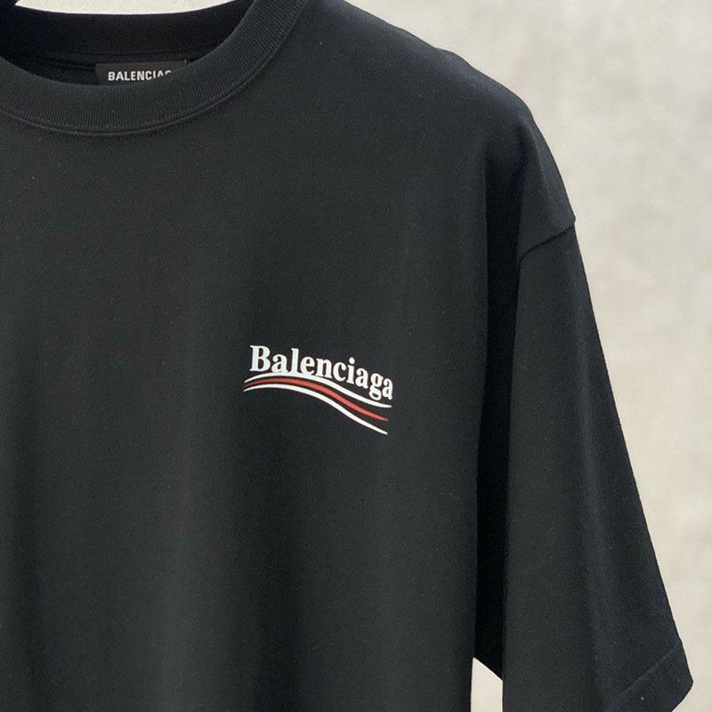 超希少！バレンシアガ 偽物 POLITICAL CAMPAIGN REGULAR FIT Tシャツ bak71959人気
