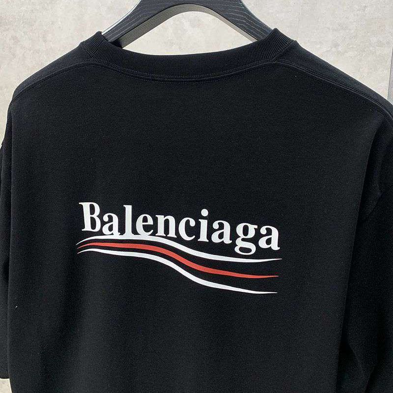 超希少！バレンシアガ 偽物 POLITICAL CAMPAIGN REGULAR FIT Tシャツ bak71959N級品