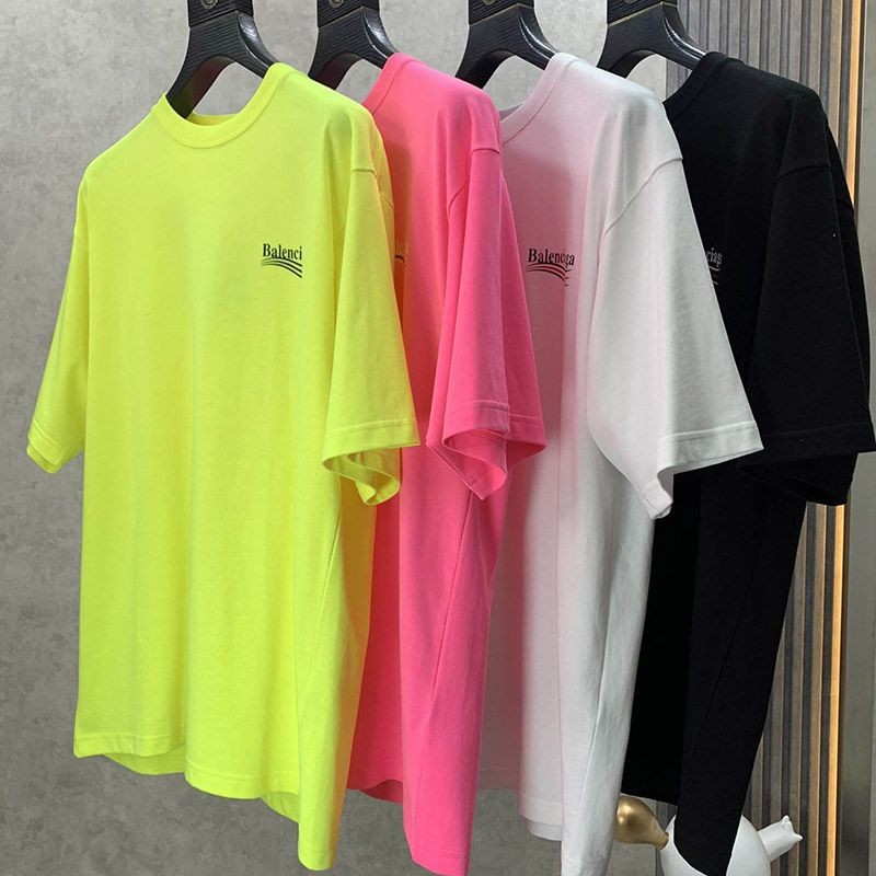 超希少！バレンシアガ 偽物 POLITICAL CAMPAIGN REGULAR FIT Tシャツ bak71959代引きを販売