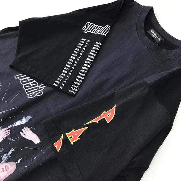 バレンシアガ 逆さまスピードハンター特大Tシャツ コピー bak98670高い品質