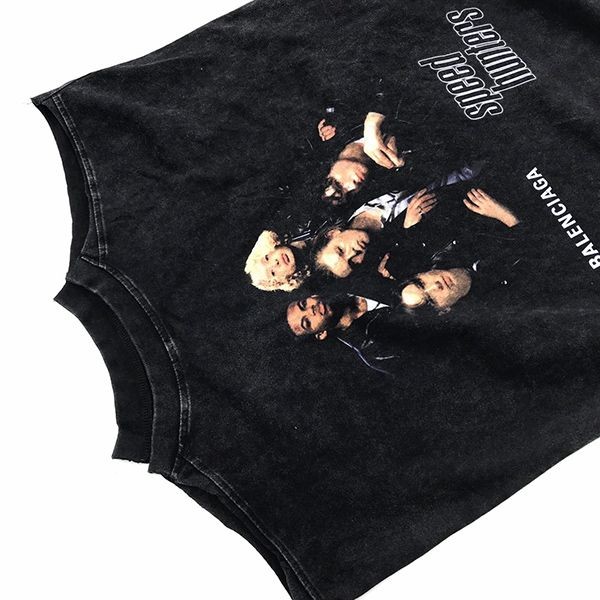 ★日本!!人気！バレンシアガ ヴィンテージジャージー逆さま特大Tシャツ bal13702高い品質