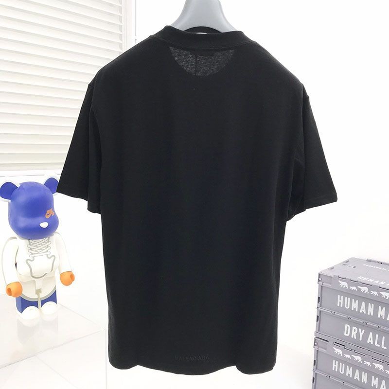 累積売上総額第１位！【バレンシアガ】ロゴ入りコットン コピー Tシャツ bal14492通販