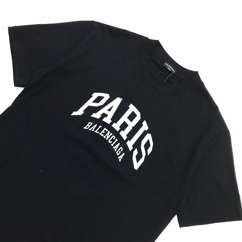 累積売上総額第１位！【バレンシアガ】ロゴ入りコットン コピー Tシャツ bal14492高い品質