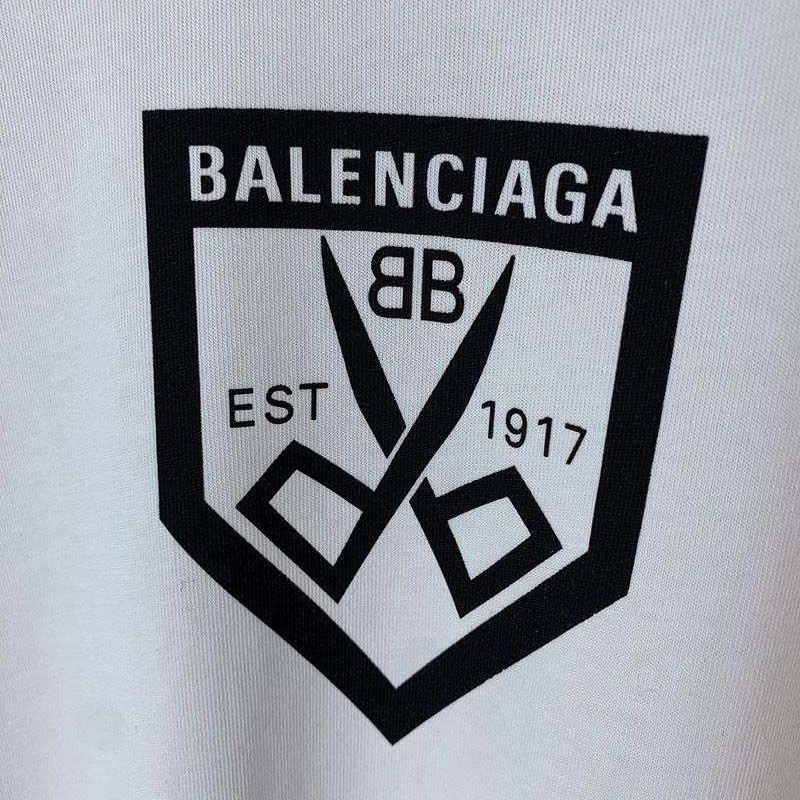 世界中で大人気♪バレンシアガ BB EST 1917 Tシャツ スーパーコピー bal18766最高級
