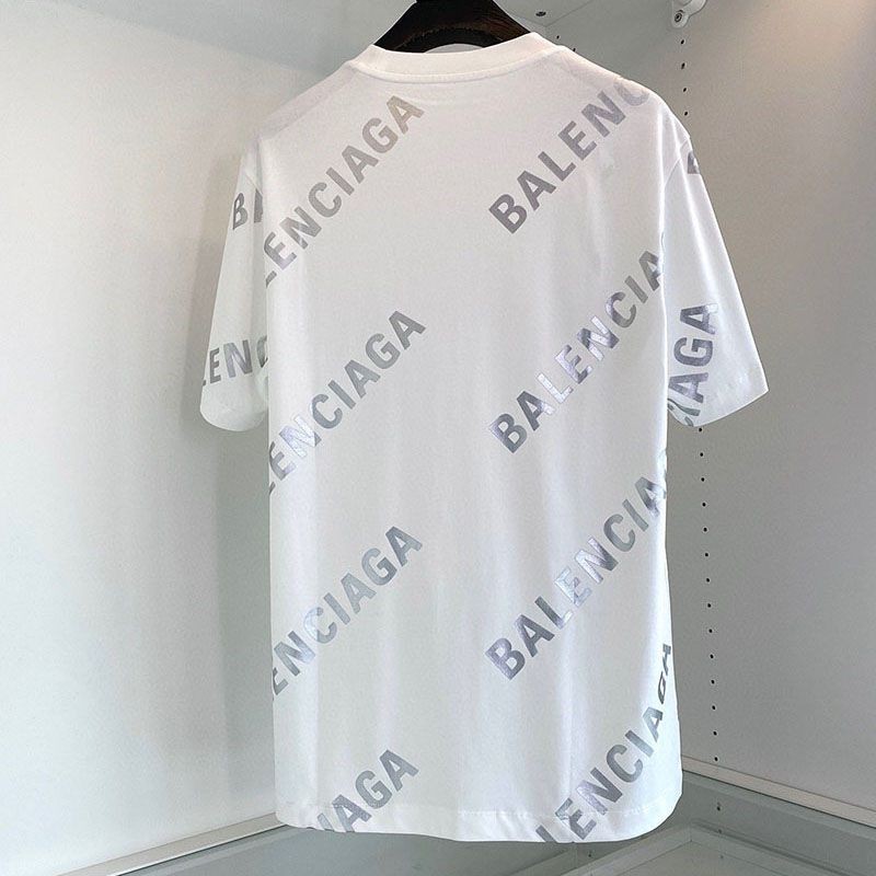 大人気！バレンシアガ●ALLOVER SPORTY LOGO フィット Tシャツ 偽物 bal23559通販