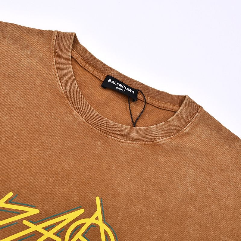 争奪戦【バレンシアガ】ParisロゴプリントTシャツコピー☆Medium Fit bam93763通販