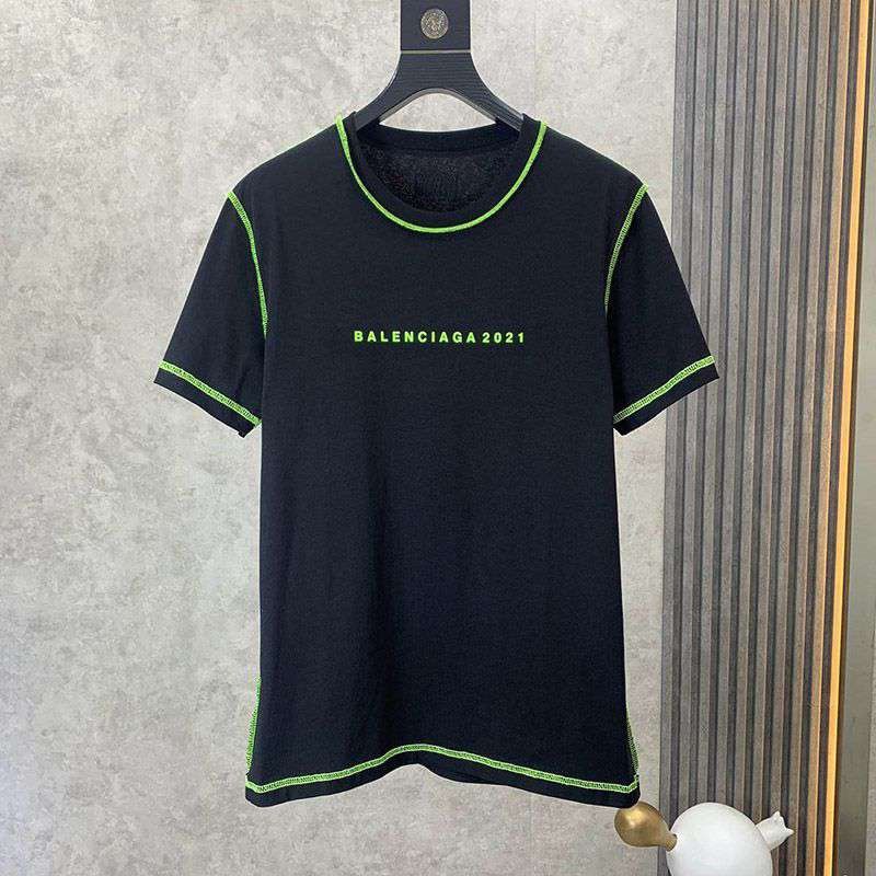 希少色バレンシアガ クルーネックロゴ Tシャツ コピー ban76335通販