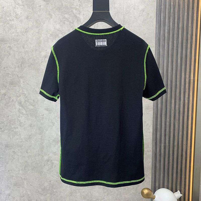 希少色バレンシアガ クルーネックロゴ Tシャツ コピー ban76335激安送料無料
