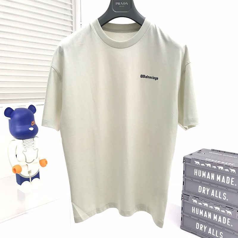 春夏新作バレンシアガ スライムロゴプリント コットンジャージー製 Tシャツ コピー bao42668高い品質